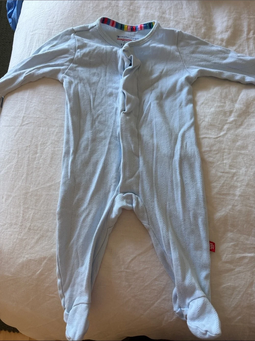 Magnetic Me Organic Cotton Pointelle Footie